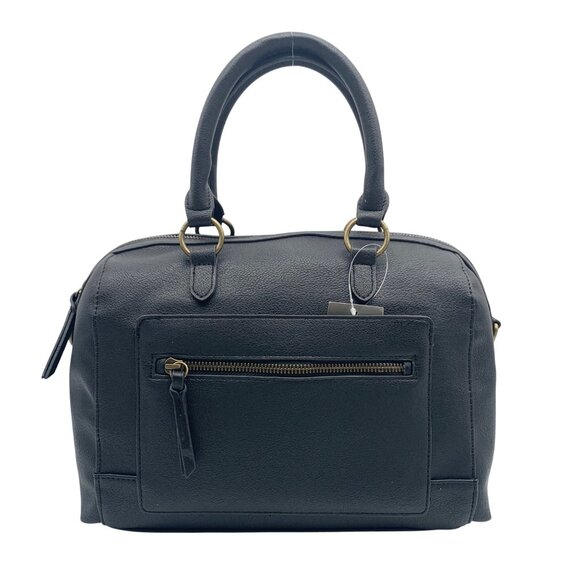 Style & Co Black Hudsonn Convertible Satchel - Picture 1 of 13